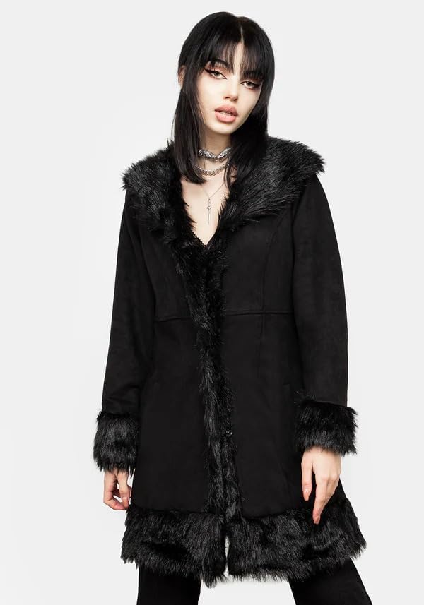 Timber&Hide Vintage Penny Lane Long Suede Trench Coat Women