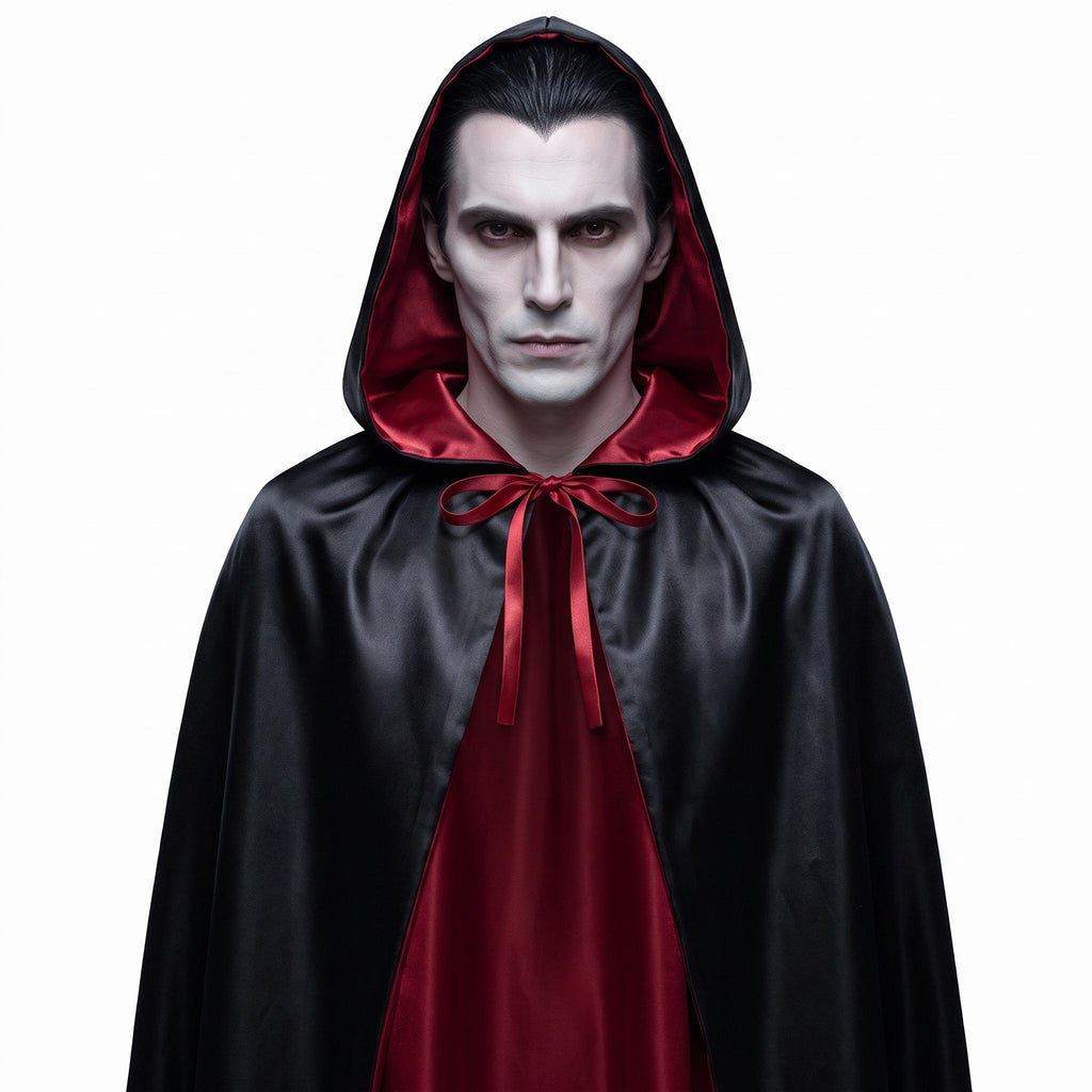 Hooded Halloween Cosplay Costume | Dracula Cloak | Gothic Vampire Costume Cape