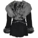 Celestial Blue Shearling Coat|Timber&Hde