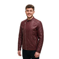 Timber&Hide Classic men’s leather biker jacket | slim fit | minimalist moto rider Jacket