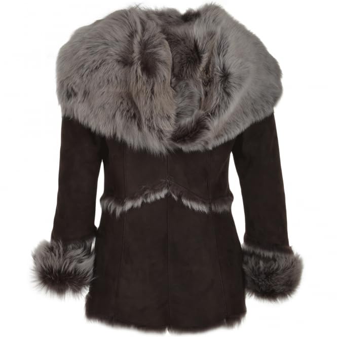 Celestial Blue Shearling Coat|Timber&Hde