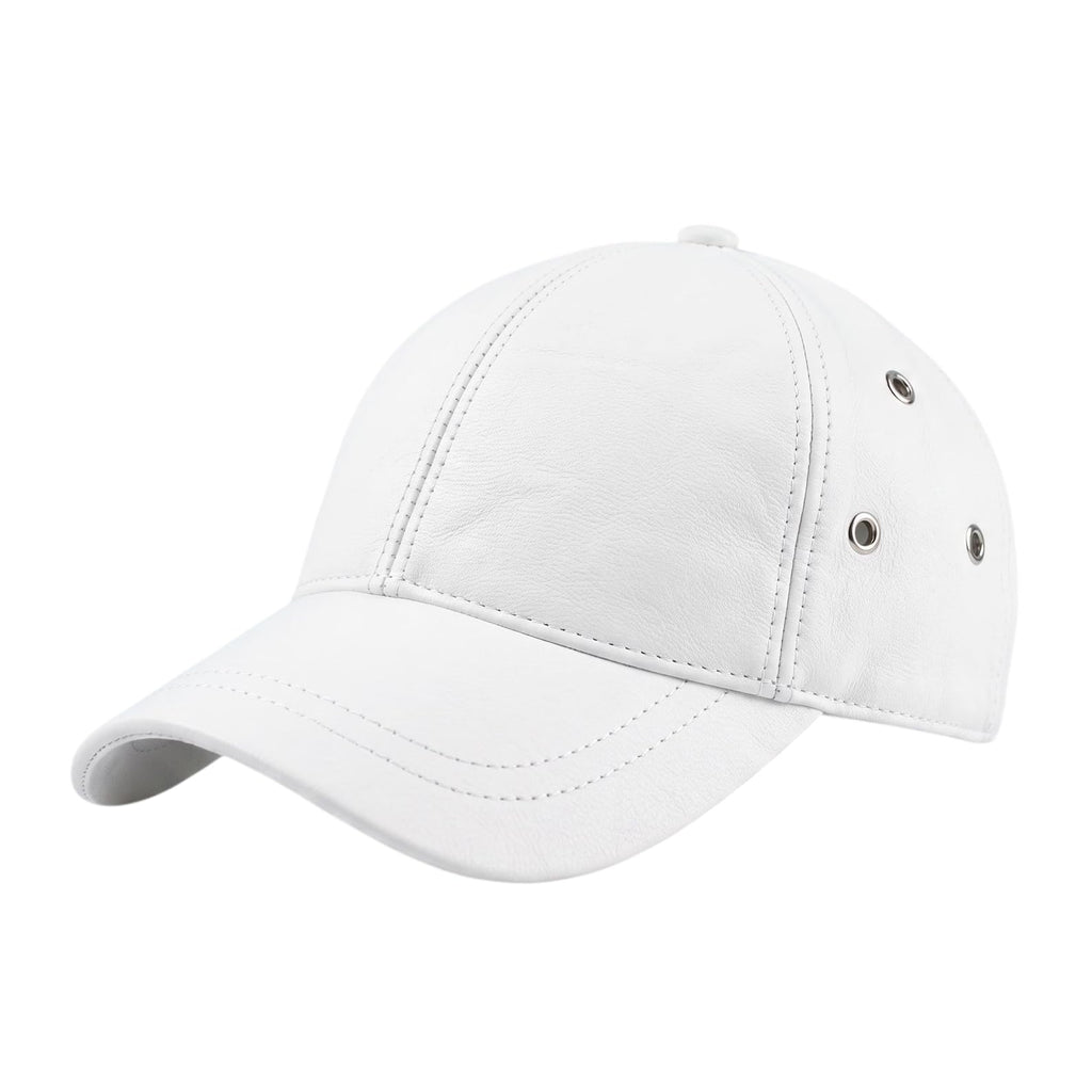 Black Sheep Leather Baseball Cap, Handmade Timeless Style Hat
