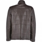Vintage Dark Brown Leather Jacket