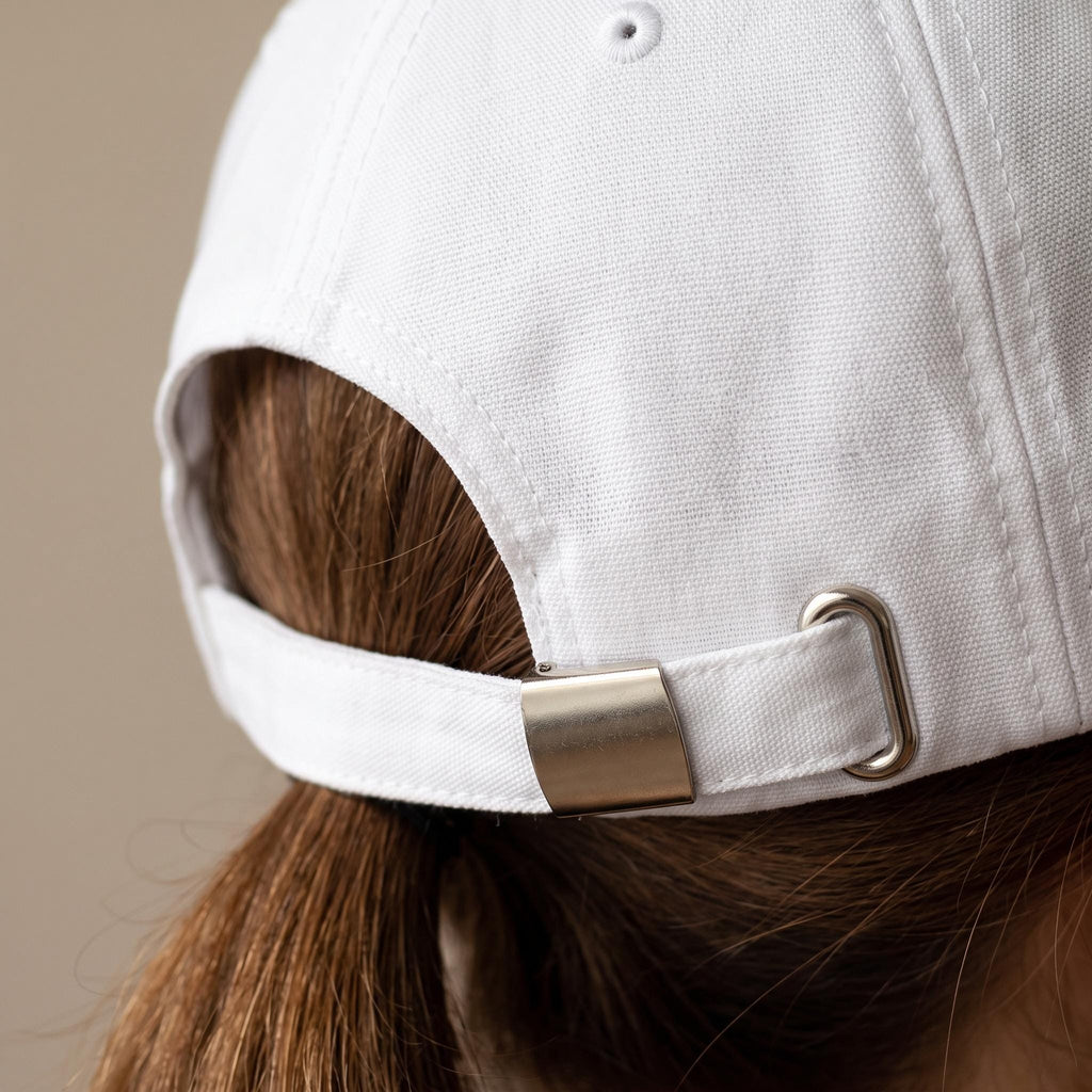 Handmade White Sheepskin Leather Baseball Cap, Soft Genuine Womens Hat
