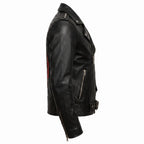 Timber&Hide Motorhead Rock Band Leather Biker Jacket: Heavy Metal Rock Style Concert Outfit