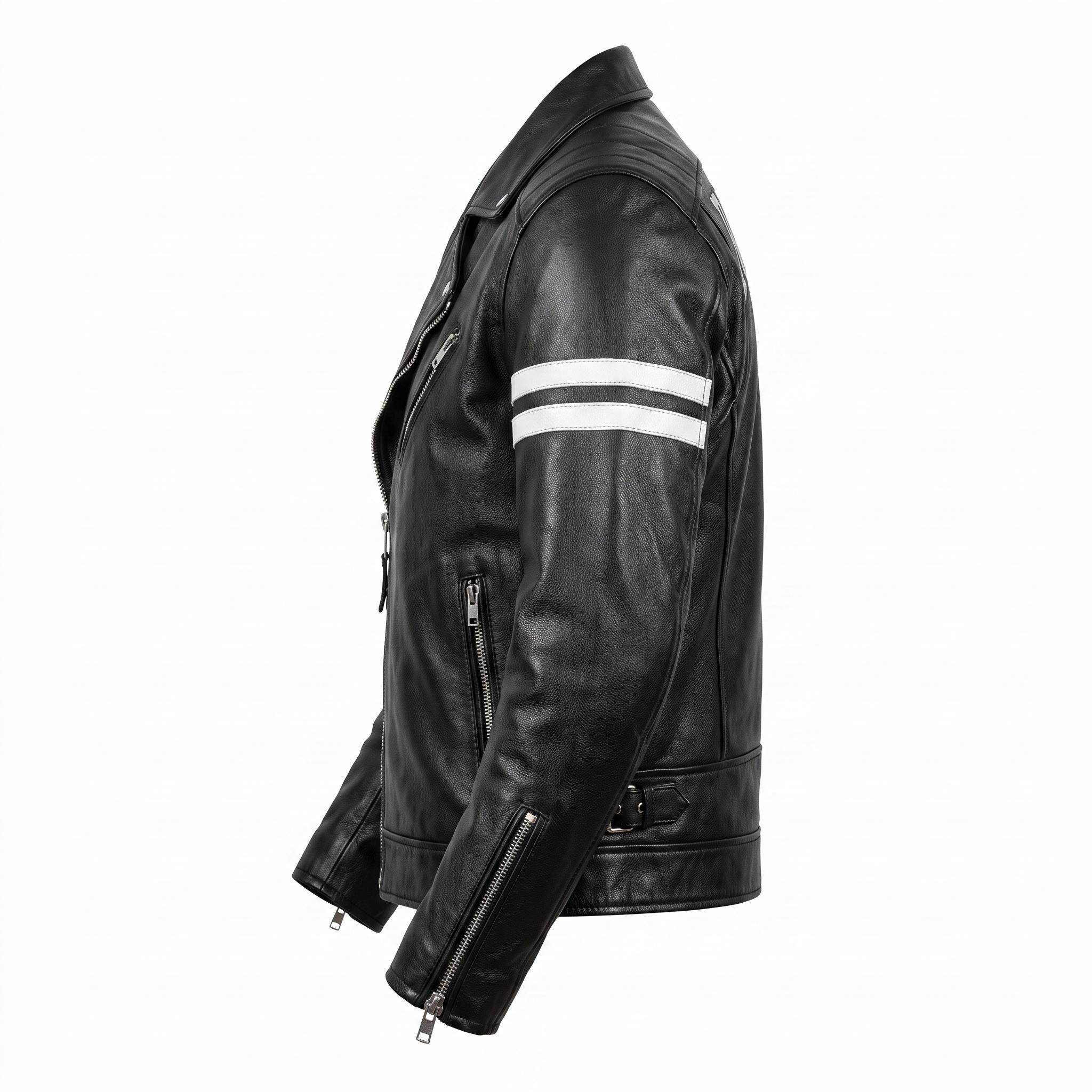 Ghost Rider Inspired motorcycle jacket with skull back | brown leather biker jacket