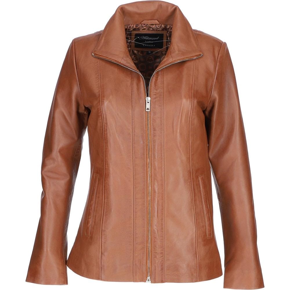 Stylish Women's Leather Jacket