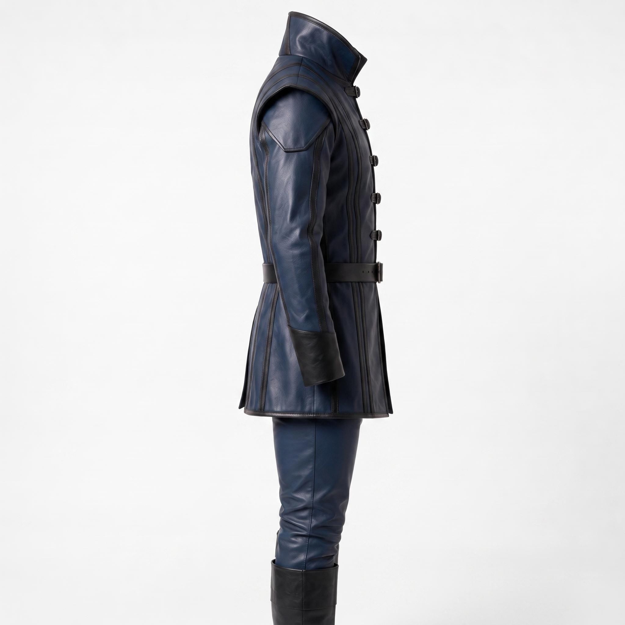 Men's Medieval Leather Warrior Set | Renaissance LARP Fantasy Tunic Cosplay Armor