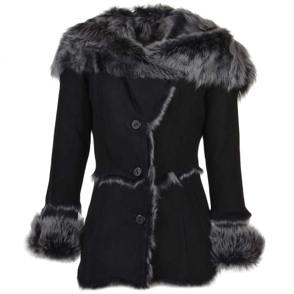 Celestial Blue Shearling Coat|Timber&Hde