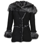 Celestial Blue Shearling Coat|Timber&Hde