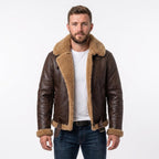 Timber&Hide Classic RAF Aviator Sheepskin Leather Dean Winchester Jacket