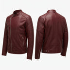 Timber&Hide Classic men’s leather biker jacket | slim fit | minimalist moto rider Jacket
