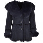 Celestial Blue Shearling Coat|Timber&Hde