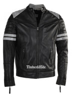 Leather Club Jacket Black