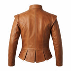 Women's Genuine Leather Doublet | Lace-Up Renaissance Corset Jacket, Fantasy LARP Armor
