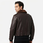 70's Vintage Brown Leather Jacket - Timber AND Hide