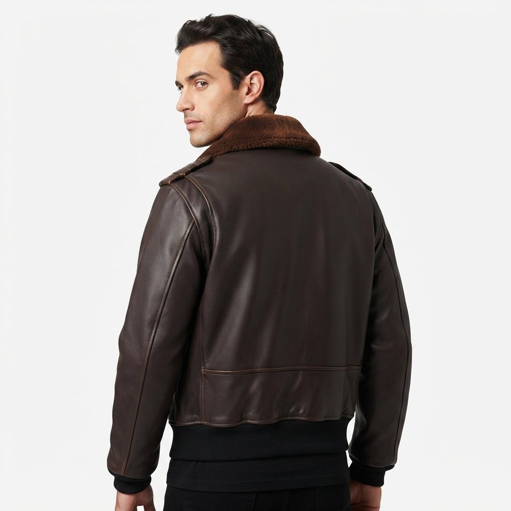 70's Vintage Brown Leather Jacket - Timber AND Hide