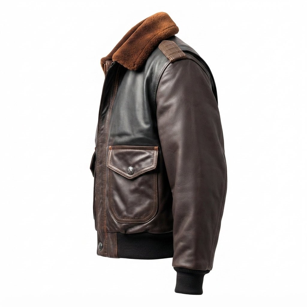 70's Vintage Brown Leather Jacket - Timber AND Hide