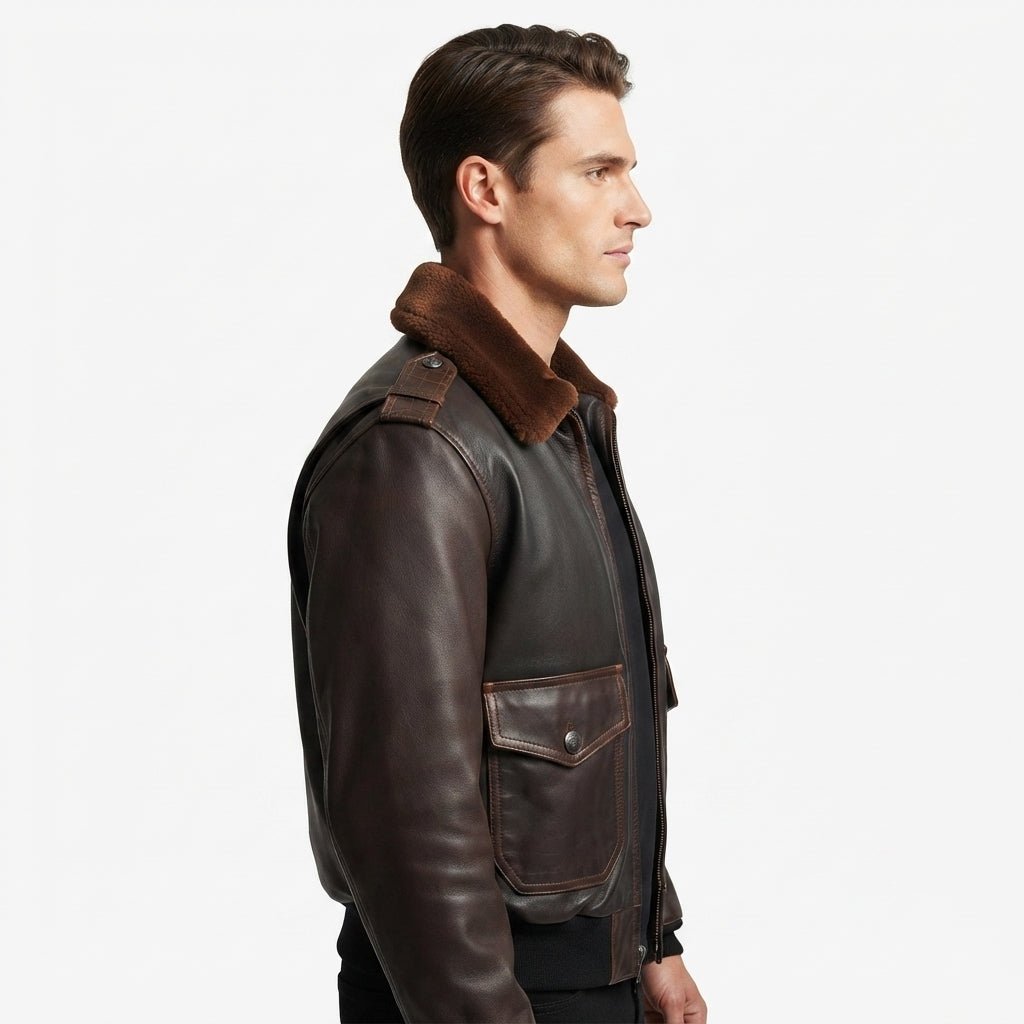 70's Vintage Brown Leather Jacket - Timber AND Hide