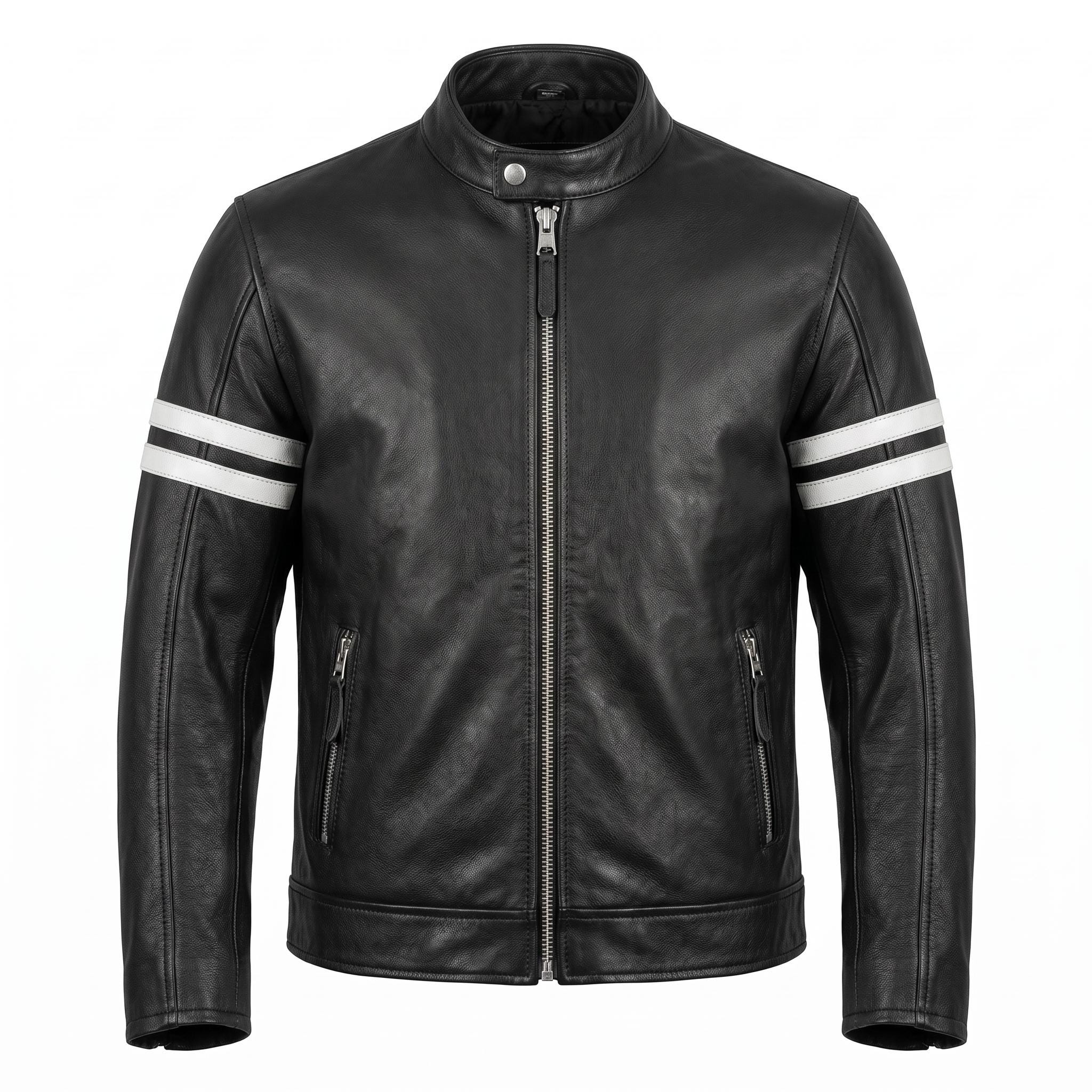 Ghost Rider Inspired motorcycle jacket with skull back | brown leather biker jacket