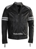 Leather Club Jacket Black