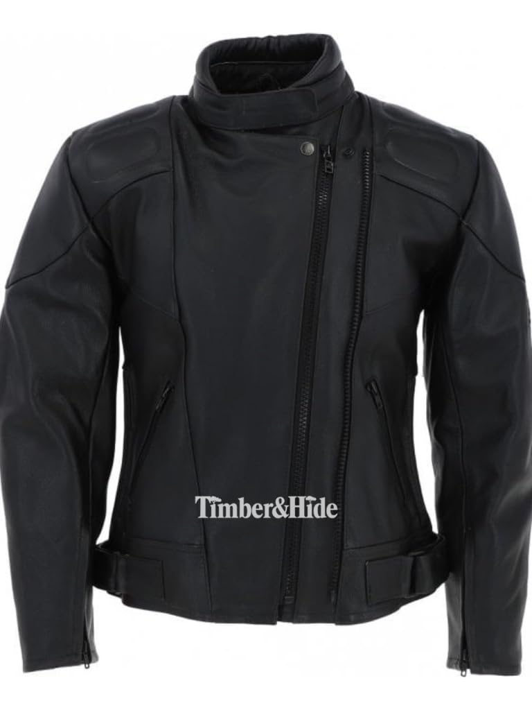 Black Cowhide Leather Jacket