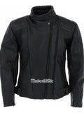 Black Cowhide Leather Jacket