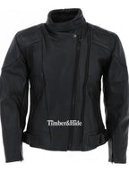 Black Cowhide Leather Jacket