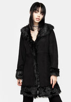 Timber&Hide Vintage Penny Lane Long Suede Trench Coat Women