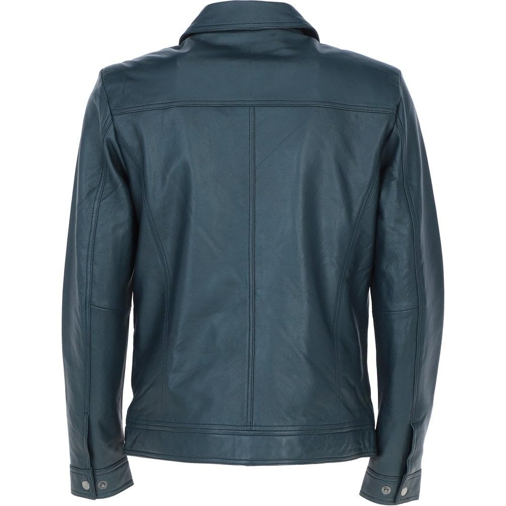 Vintage Leather Bomber Jacket