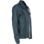 Vintage Leather Bomber Jacket