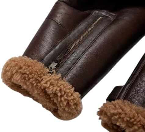 Timber&Hide Classic RAF Aviator Sheepskin Leather Dean Winchester Jacket