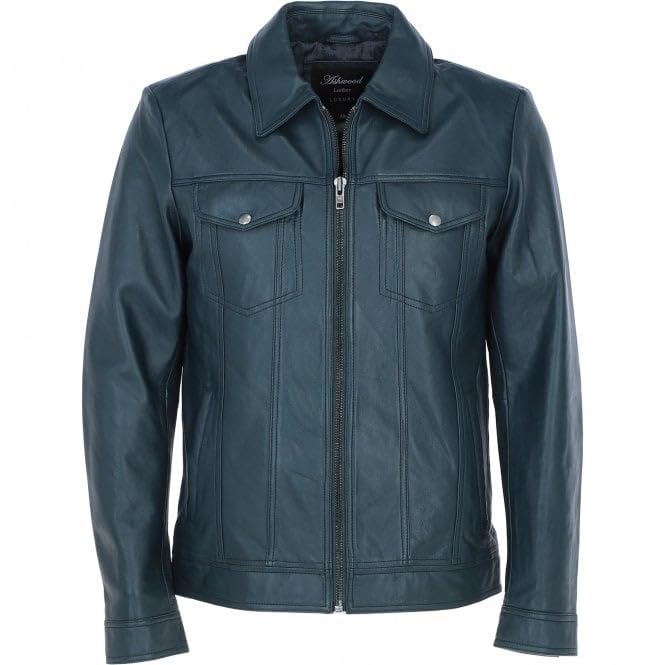 Vintage Leather Bomber Jacket
