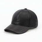 Black Sheep Leather Baseball Cap, Handmade Timeless Style Hat