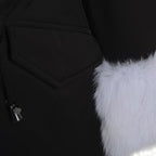 Hooded Toscana Tipped Fur Parka
