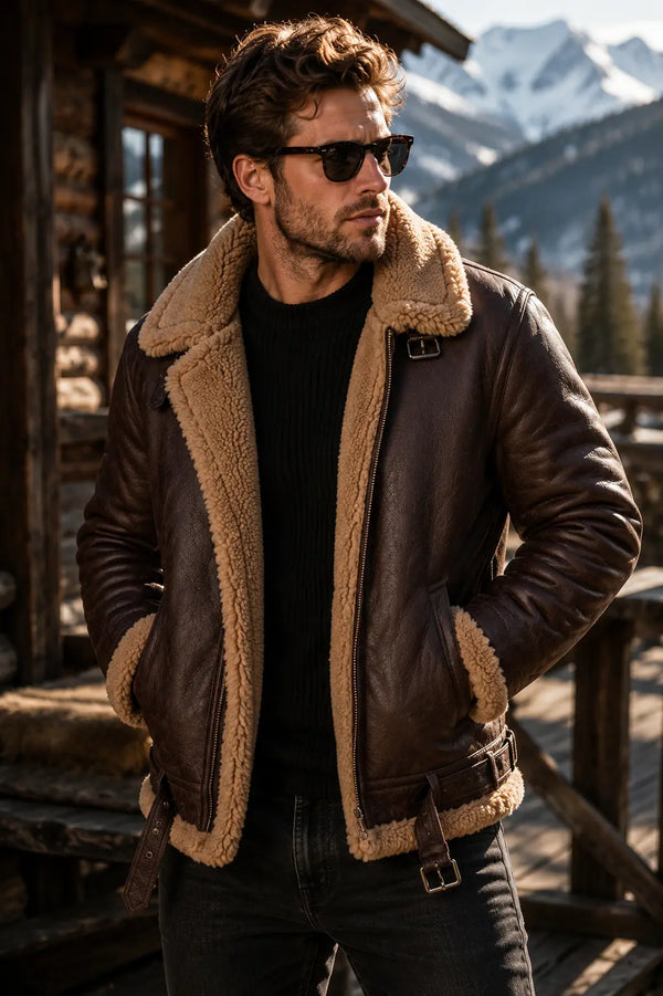 Sheepskin Jacket Man