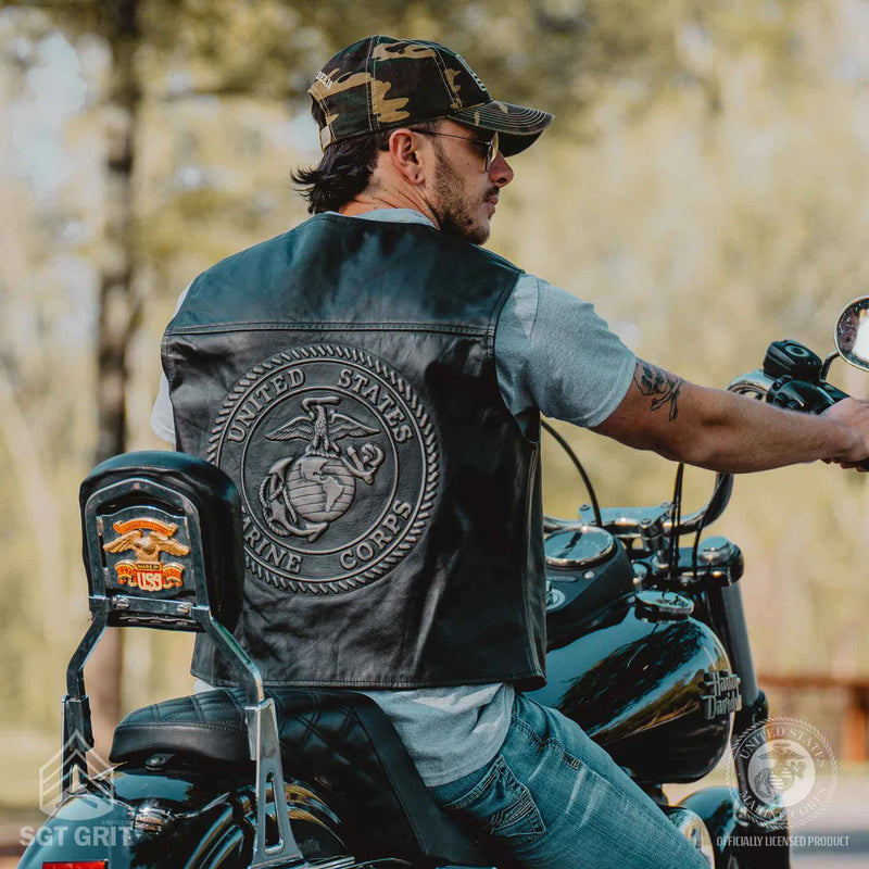 Leather Biker Vests