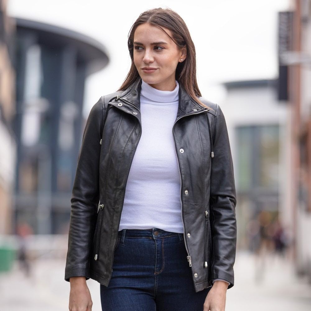 Women's Casual Leather Jacket