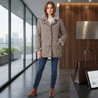 Women's Suede Leather Shearling Coat: Penny Lane Style Winter Jacket