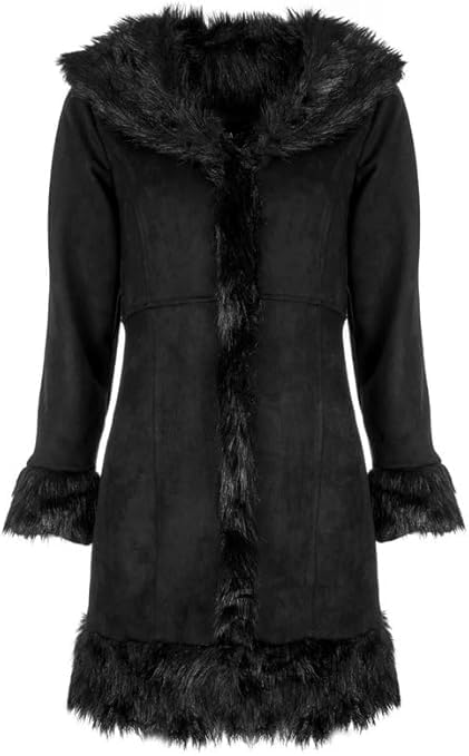 Timber&Hide Vintage Penny Lane Long Suede Trench Coat Women