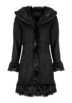 Timber&Hide Vintage Penny Lane Long Suede Trench Coat Women