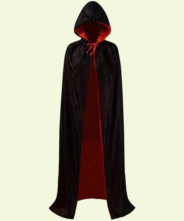 Hooded Halloween Cosplay Costume | Dracula Cloak | Gothic Vampire Costume Cape