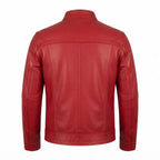 Arthur Red Leather Jacket - Leather Jacket for Men Red - Timber AND Hide