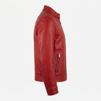 Arthur Red Leather Jacket - Leather Jacket for Men Red - Timber AND Hide