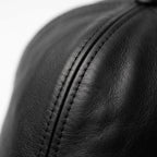 Black Sheep Leather Baseball Cap, Handmade Timeless Style Hat