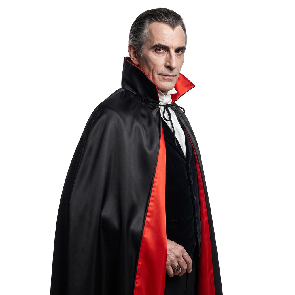 Hooded Halloween Cosplay Costume | Dracula Cloak | Gothic Vampire Costume Cape