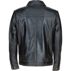 Vintage Leather Bomber Jacket