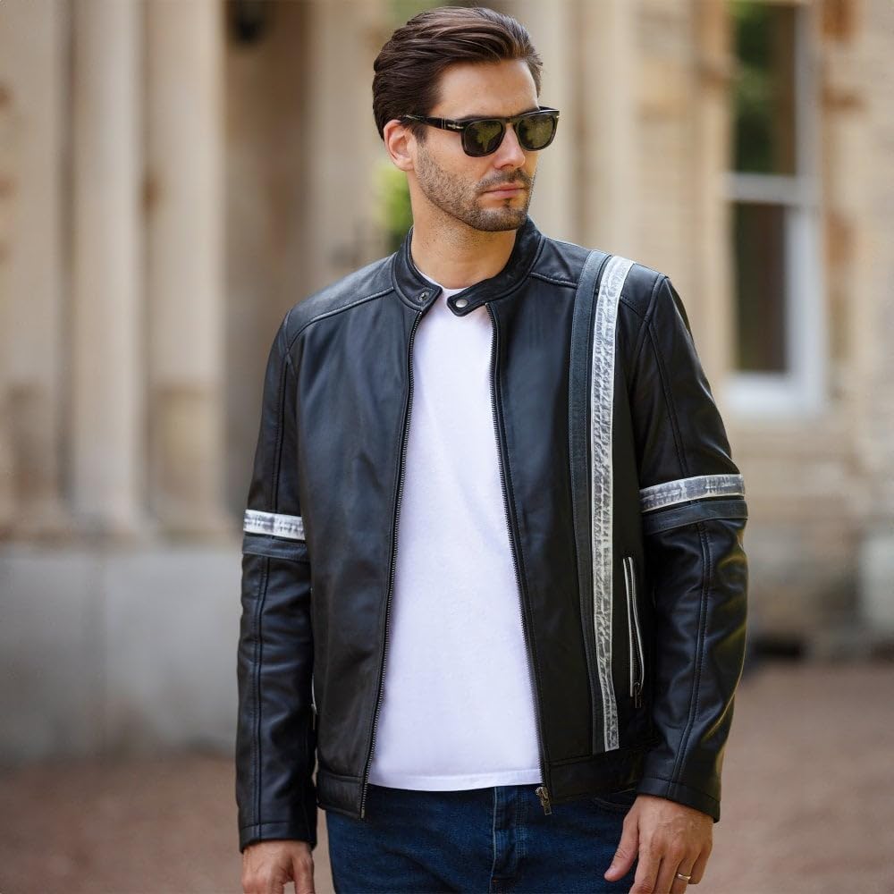 Men's Casual Leather Jacket