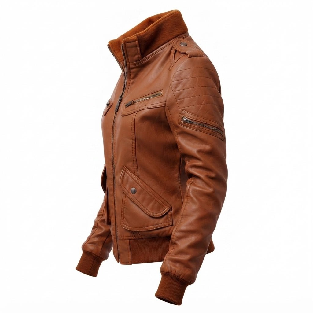 Bella Brown Vintage Leather Jacket - Timber AND Hide