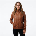 Bella Brown Vintage Leather Jacket - Timber AND Hide